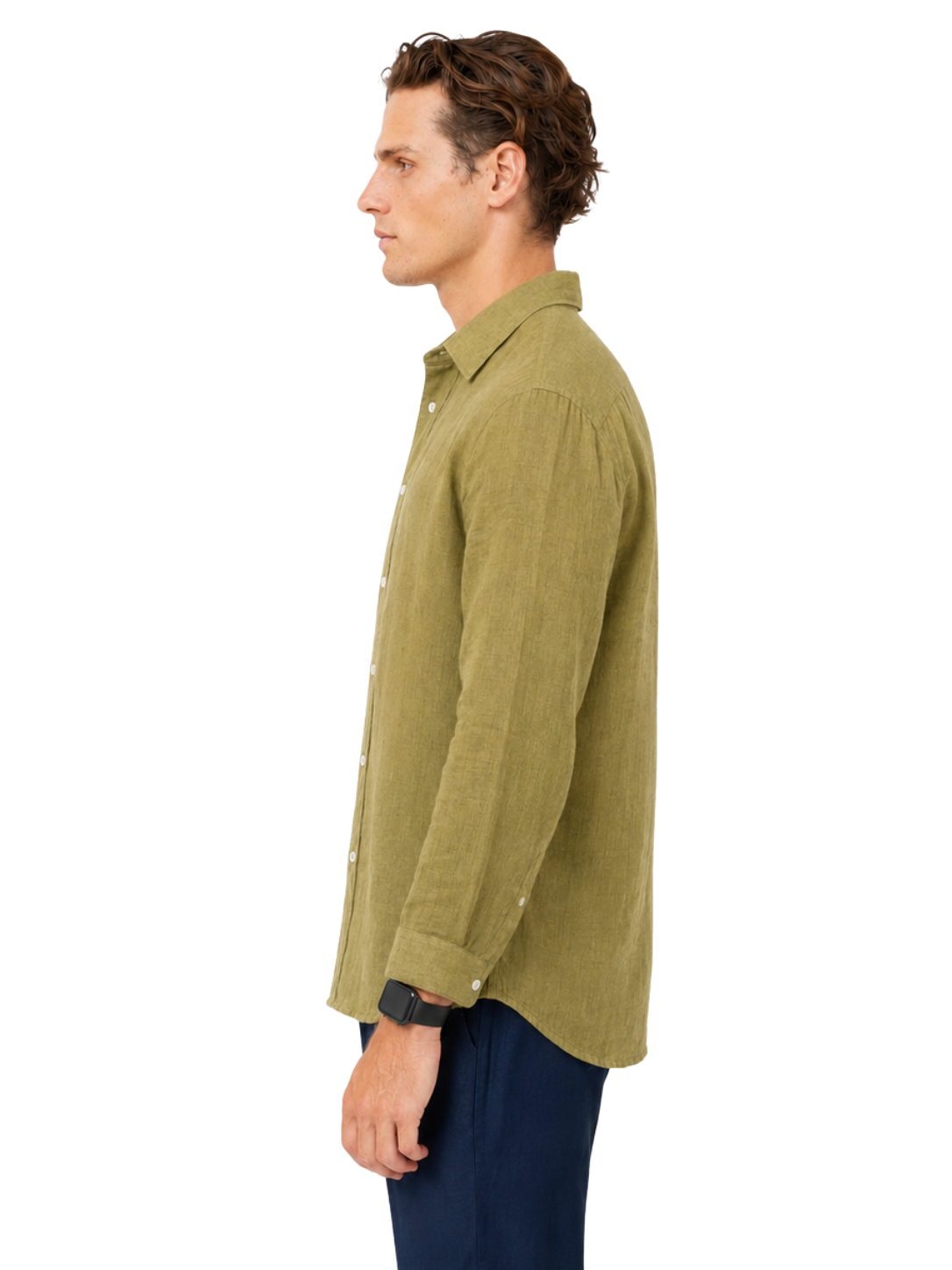 Linen Shirt Long Sleeve - Bistro StTropez