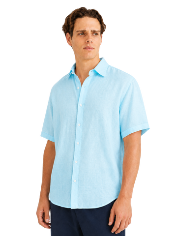 Linen Shirt Short Sleeve - Bistro StTropez