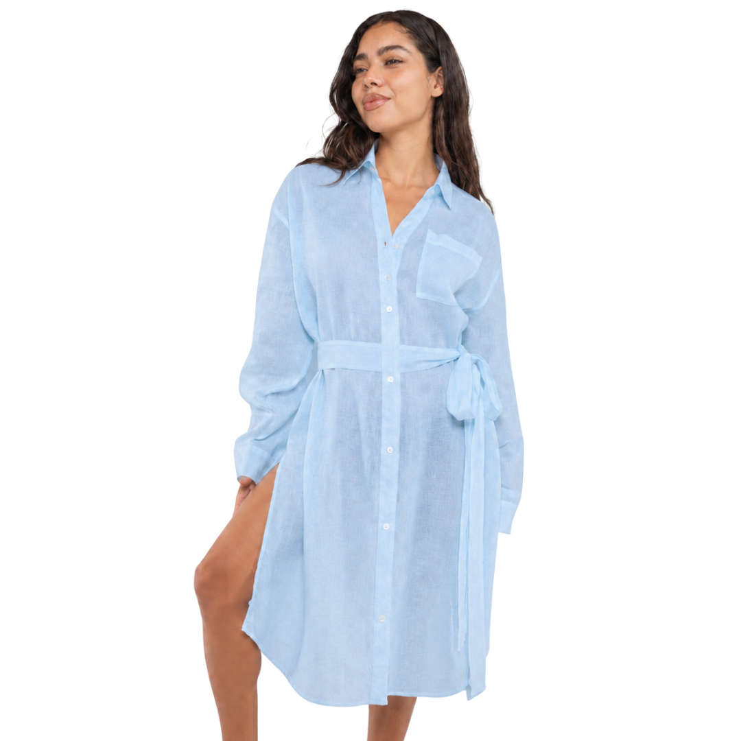 Linen Dress - Bistro StTropez