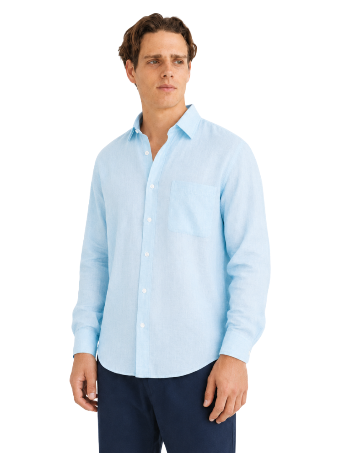 Linen Shirt Long Sleeve - Bistro StTropez