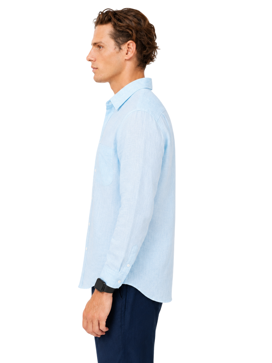 Linen Shirt Long Sleeve - Bistro StTropez