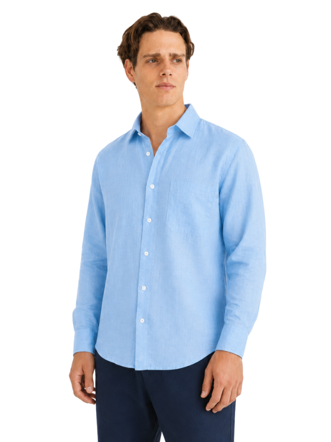 Linen Shirt Long Sleeve - Bistro StTropez