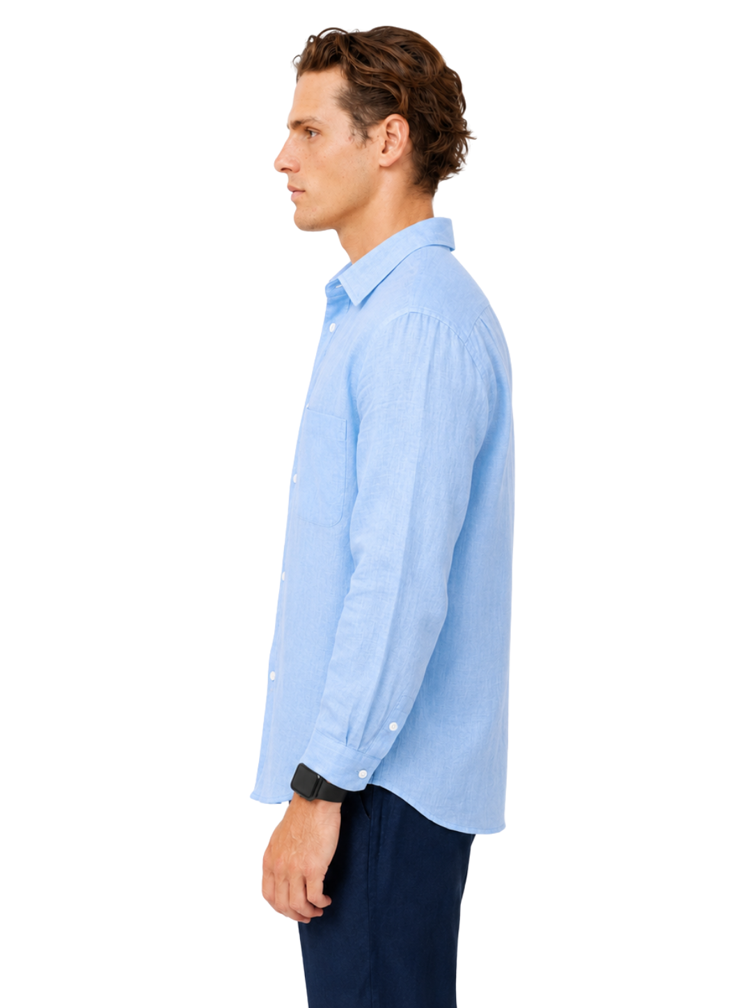 Linen Shirt Long Sleeve - Bistro StTropez