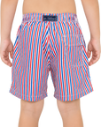 Stripe Boys Board Shorts - Bistro StTropez