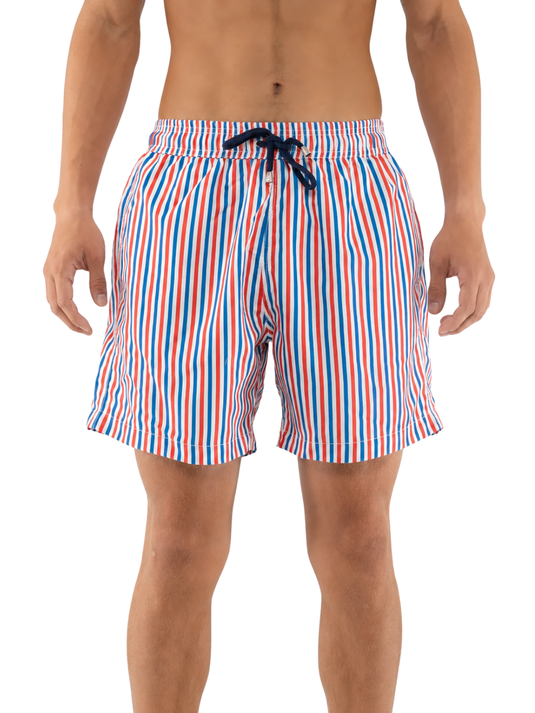Stripe Thai Board Shorts - Bistro StTropez
