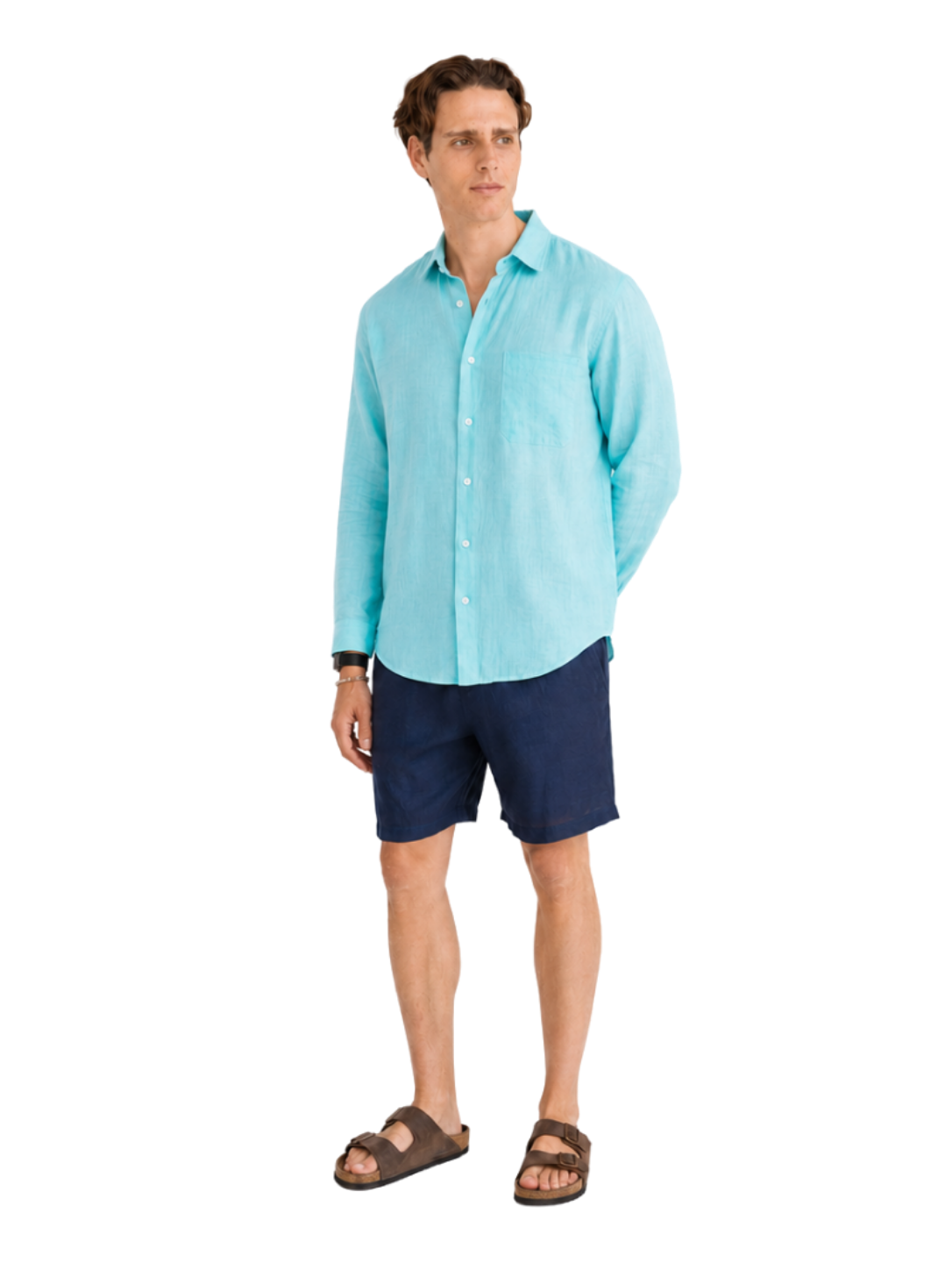 Linen Shirt Long Sleeve - Bistro StTropez