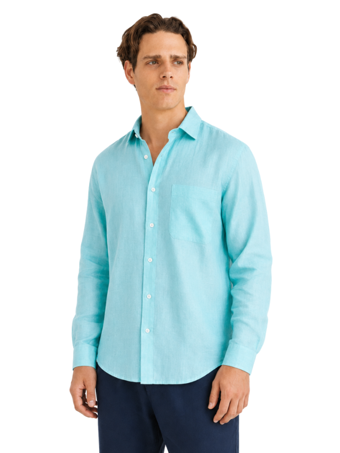 Linen Shirt Long Sleeve - Bistro StTropez