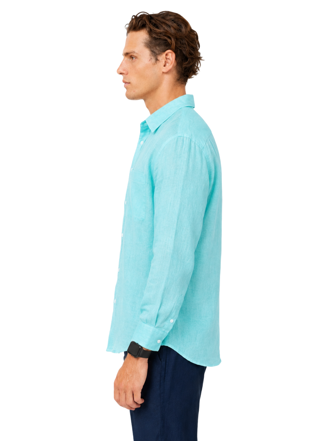 Linen Shirt Long Sleeve - Bistro StTropez