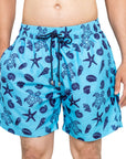 Turtle Seashell Boys Board Shorts