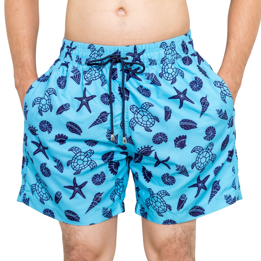 Turtle Seashell Boys Board Shorts