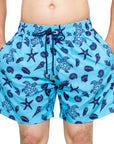 Turtle Seashell Boys Board Shorts