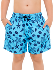 Turtle Seashell Boys Board Shorts - Bistro StTropez
