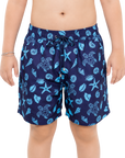 Turtle Seashell Boys Board Shorts - Bistro StTropez