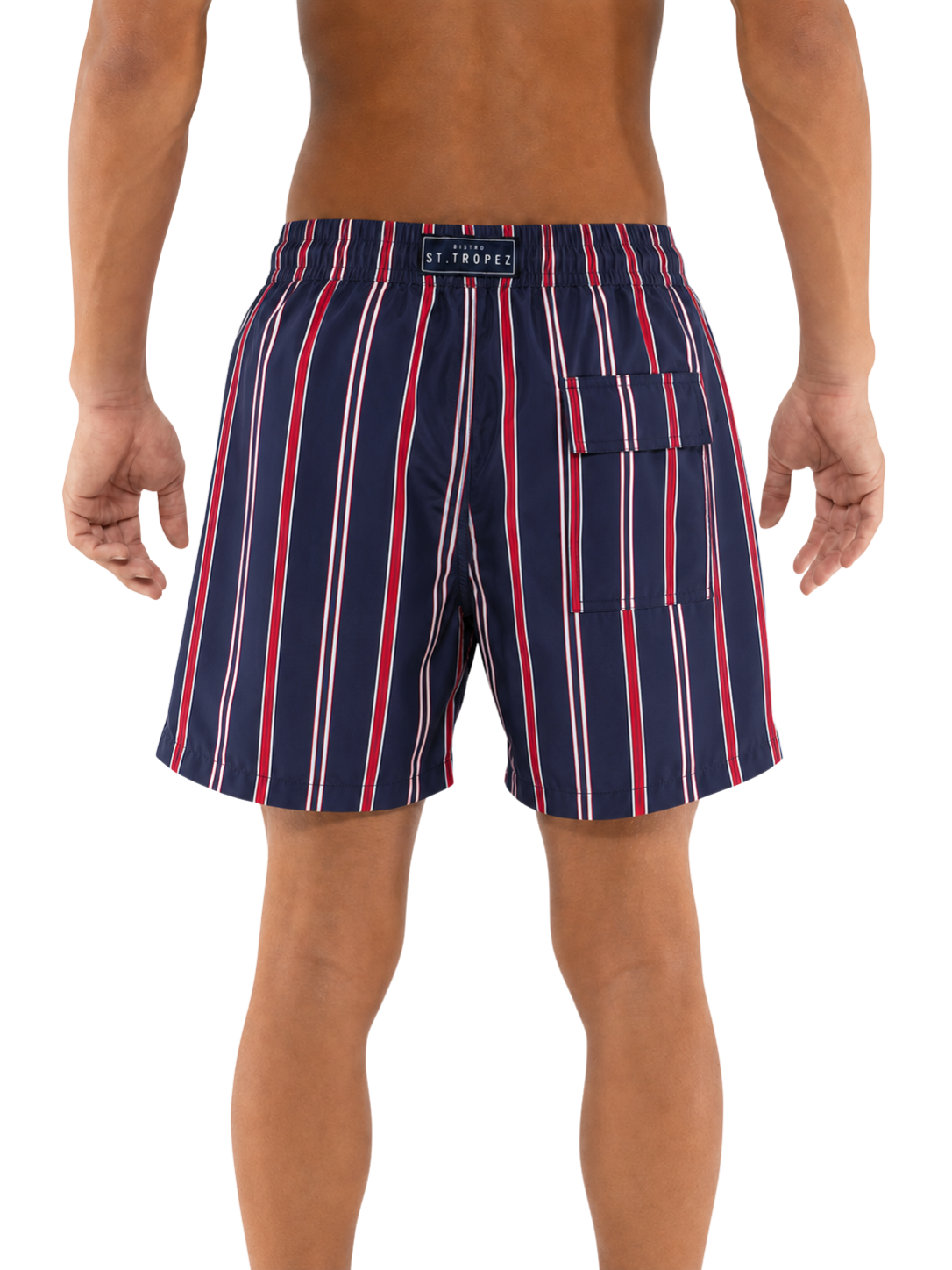 Vertical stripe boardshorts - Bistro StTropez