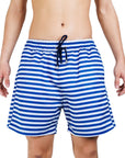Horizontal Stripe Board Shorts - Bistro StTropez