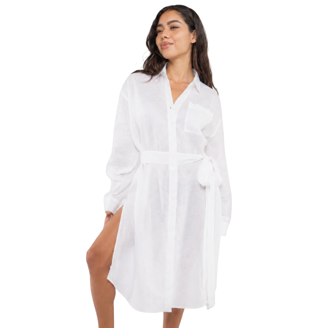 Linen Dress - Bistro StTropez