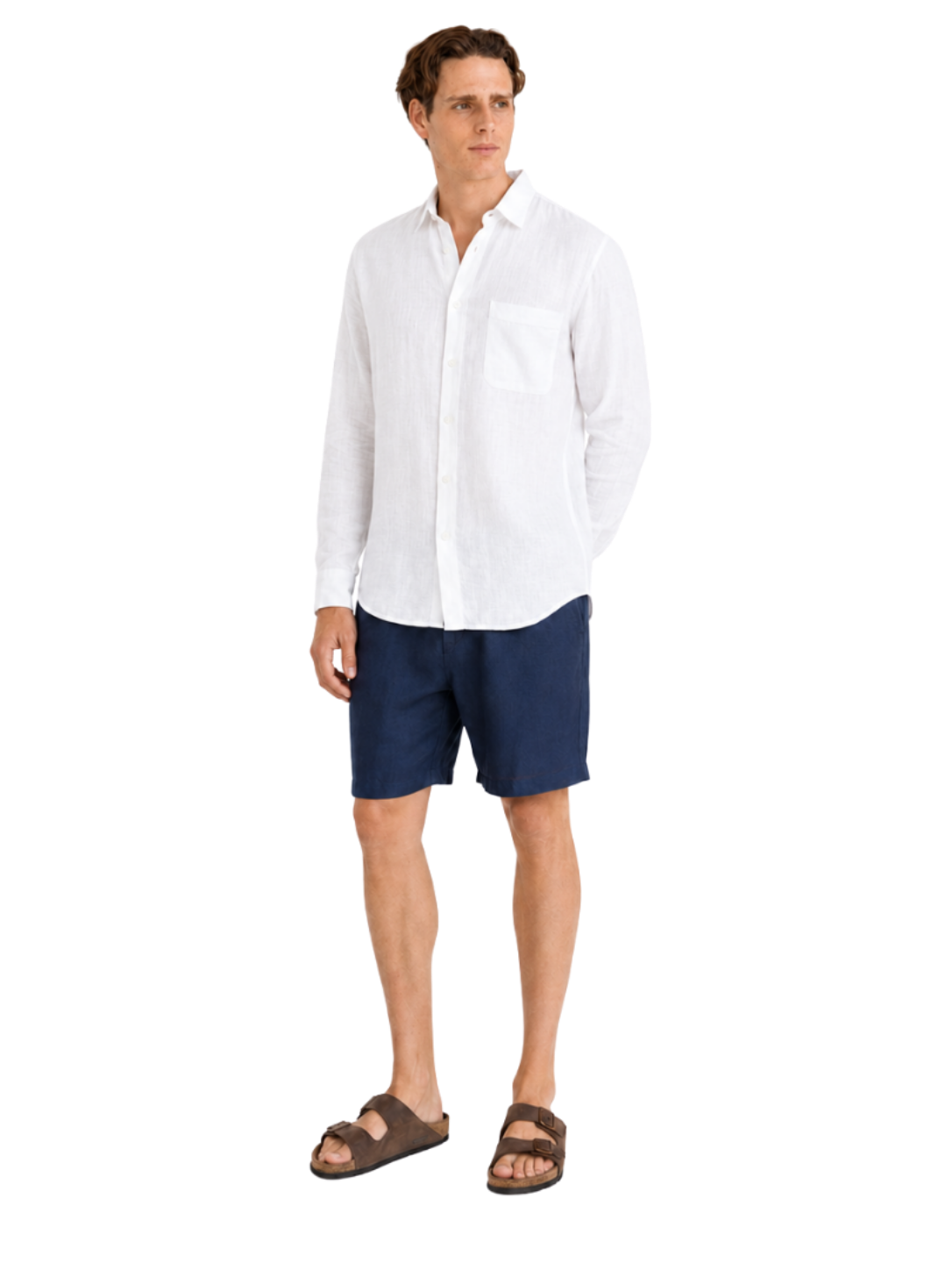 Linen Shirt Long Sleeve - Bistro StTropez