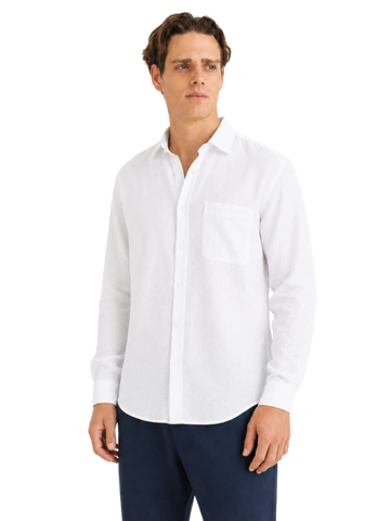 Linen Shirt Long Sleeve - Bistro StTropez