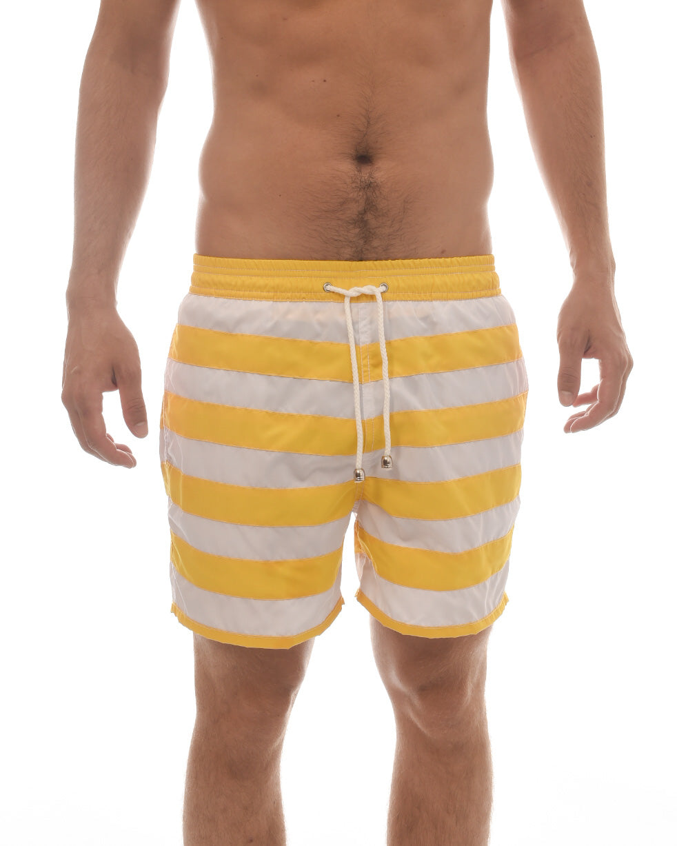 Stripe Combi Board Shorts - Bistro StTropez