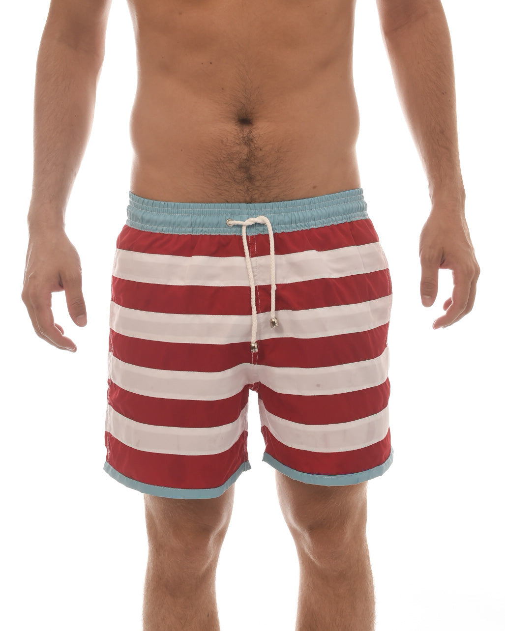 Stripe Combi Board Shorts - Bistro StTropez