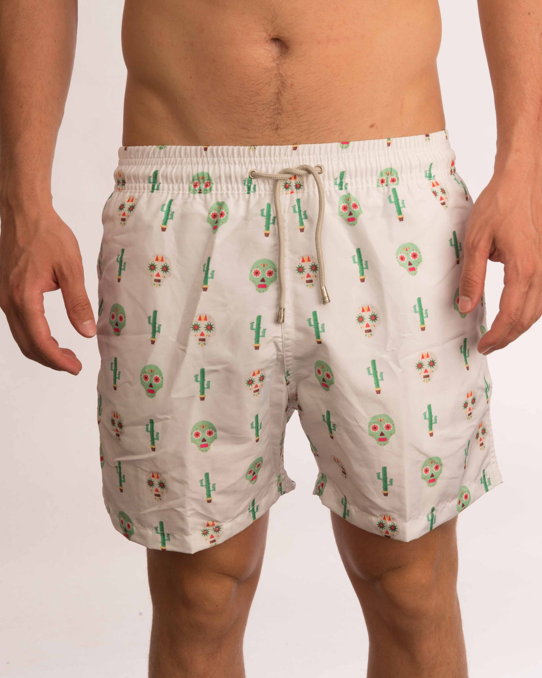 Skull and Cactus Board Shorts - Bistro StTropez