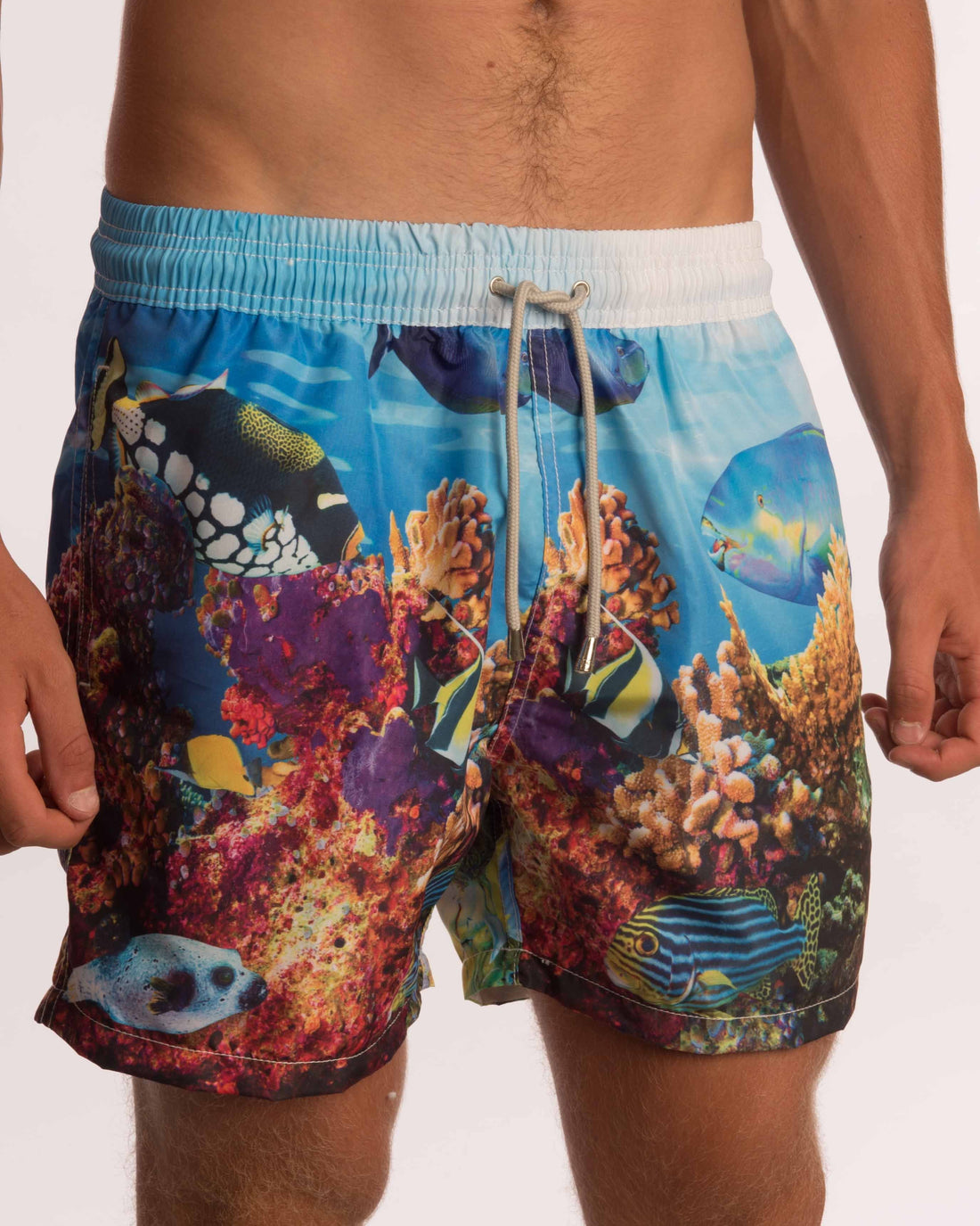 Coral Fish Board Shorts - Bistro StTropez