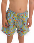 Palm Tree Board Short Boys - Bistro StTropez