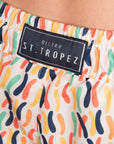 Odd Stripes Board Short - Bistro StTropez