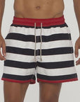 Stripe Combi Board Shorts - Bistro StTropez