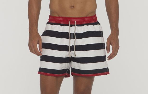Stripe Combi Board Shorts - Bistro StTropez