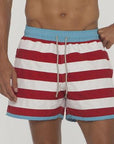 Stripe Combi Board Shorts - Bistro StTropez