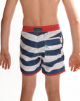 Stripe Combi Boys Board Short - Bistro StTropez