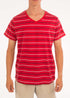 Medium Stripe V-Neck Tee - Bistro StTropez