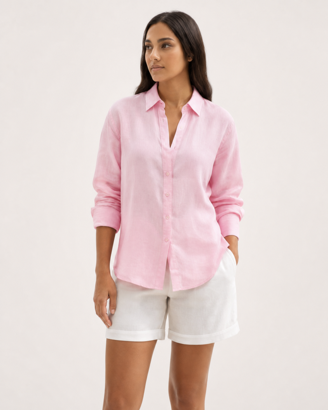 Linen Long Sleeve Shirt